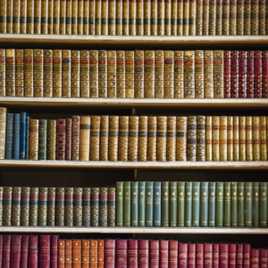 Library interior Leeds Castle